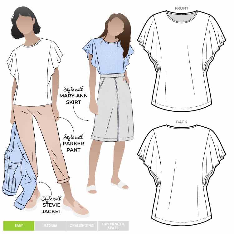 Dressy knit top pattern