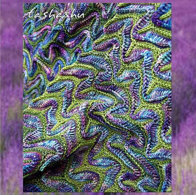 Lavender knitting pattern
