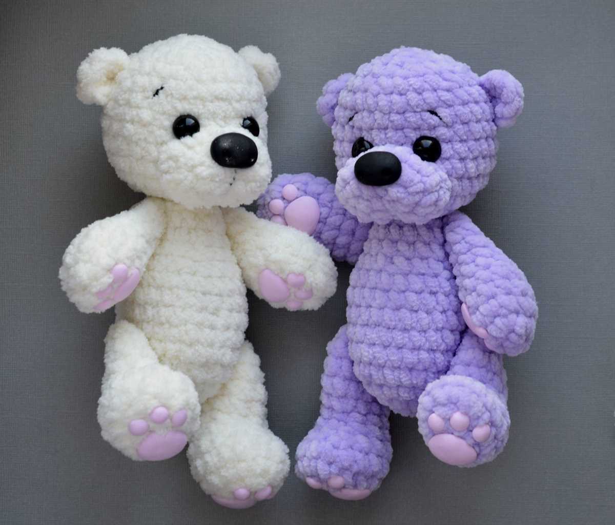 Fluffy teddy bear knitting pattern