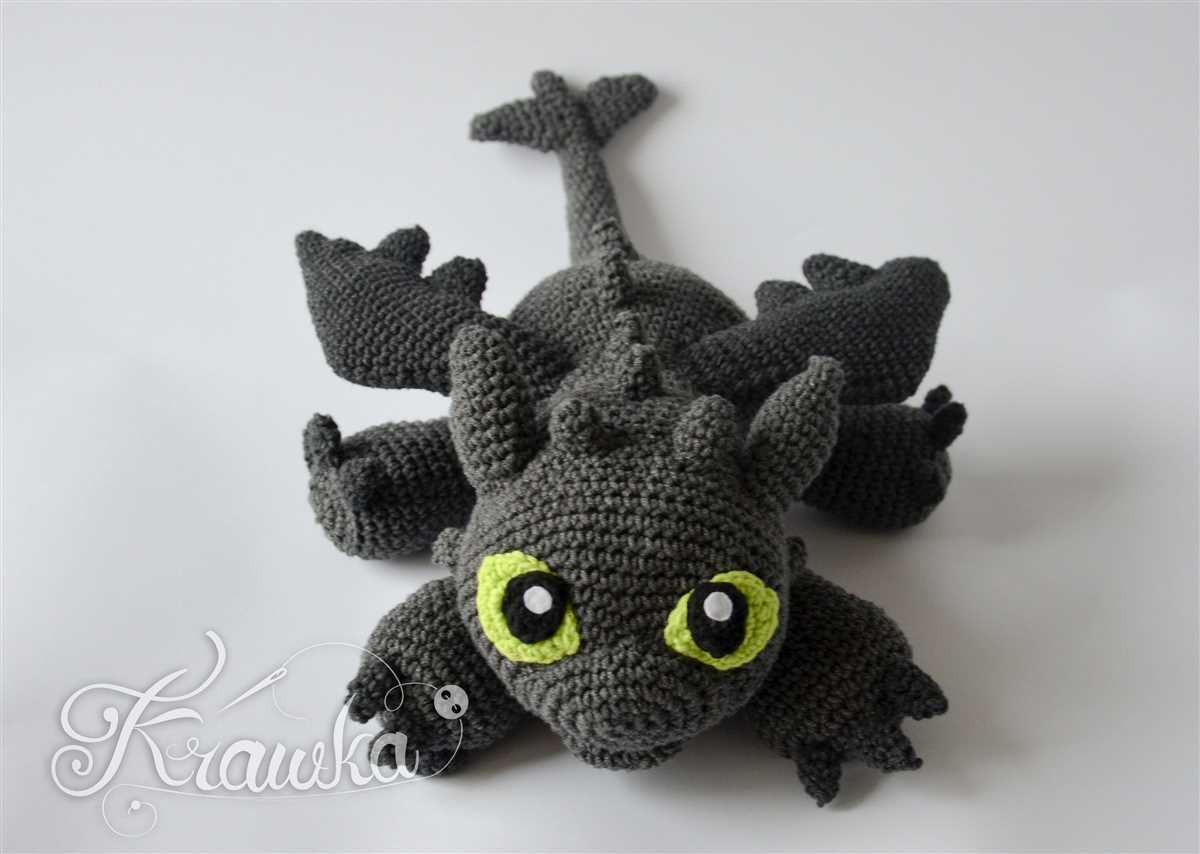 Toothless knitting pattern