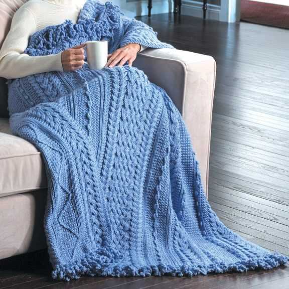 Easy knitted afghan patterns
