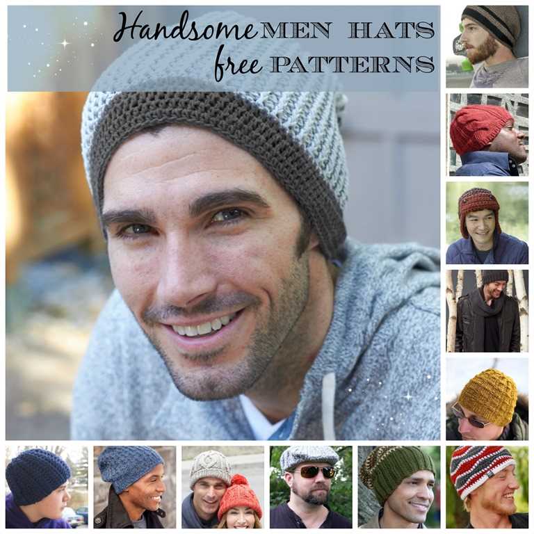 Free knitting pattern for men's beanie hat