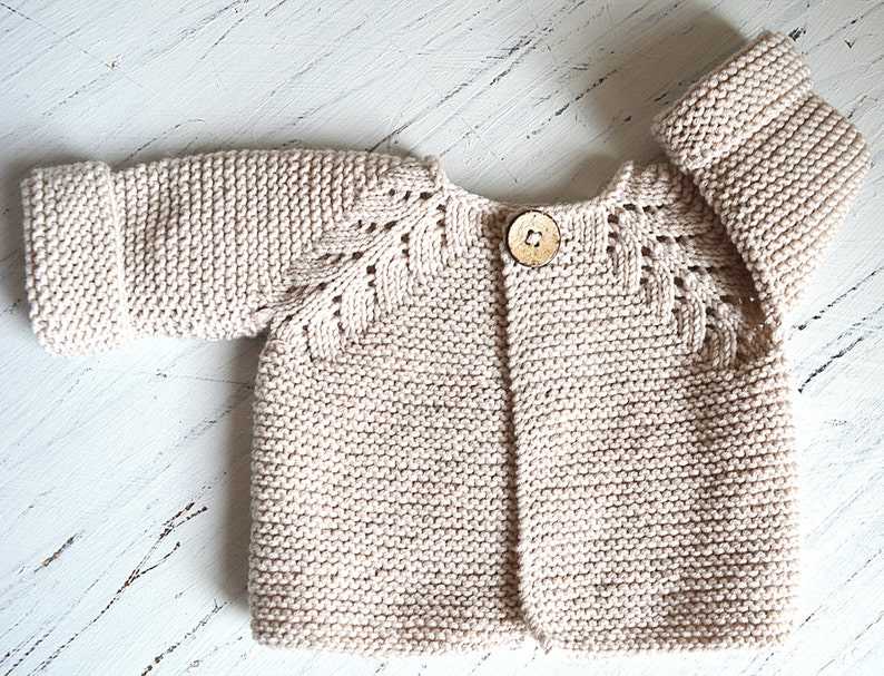 Cardigan top down free pattern knit
