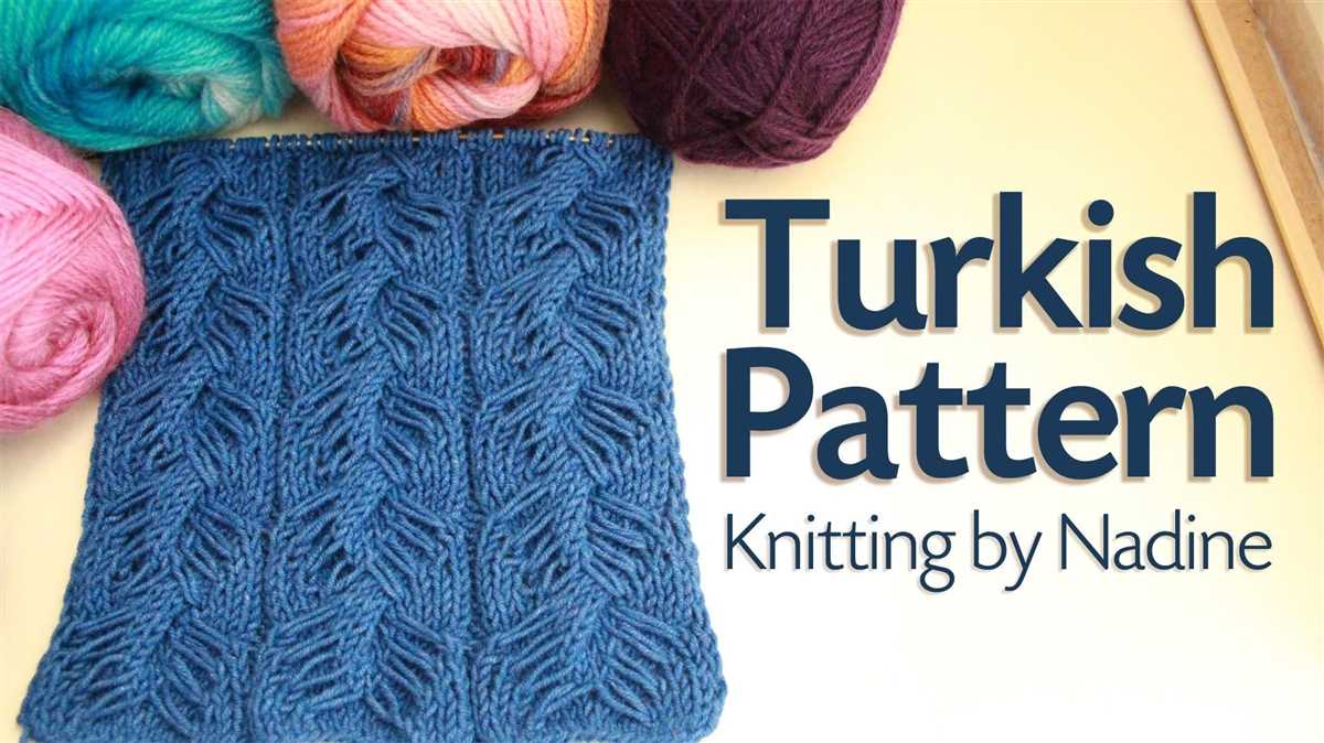 Turkish knitting patterns in english