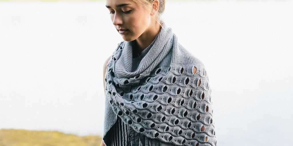 Easy knit prayer shawl pattern
