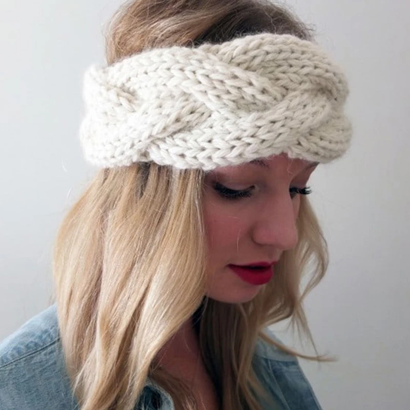 Twist headband pattern knit