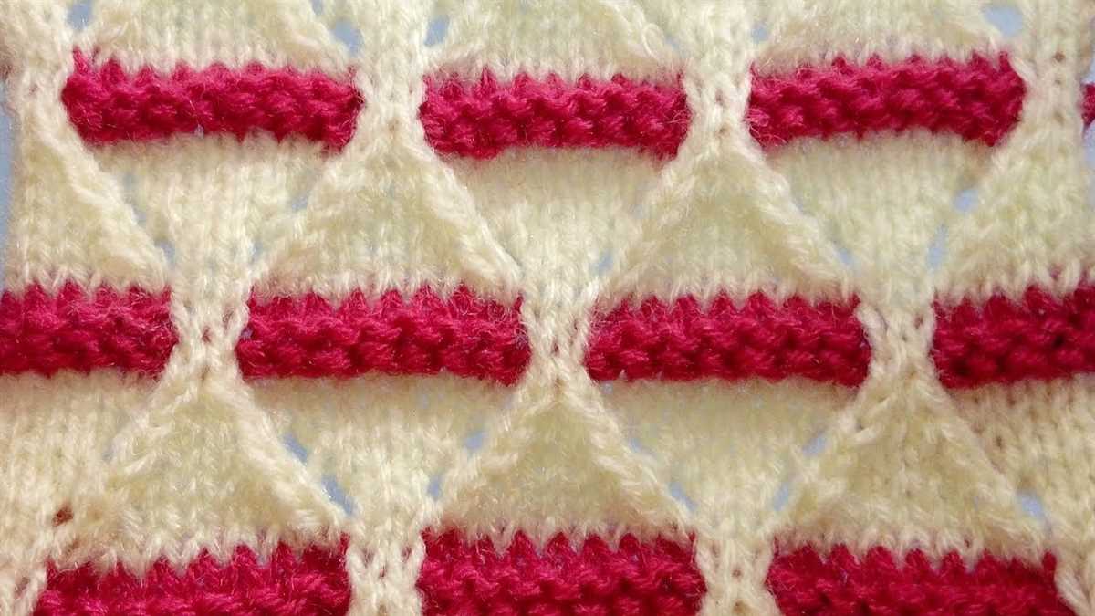 Two color knitting patterns