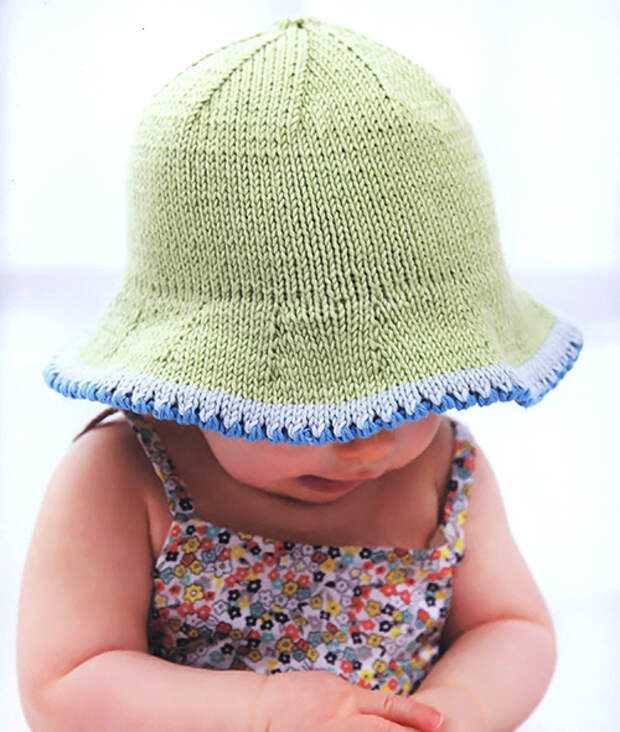Summer knit hat pattern