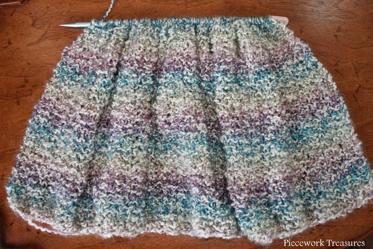 Easy knit prayer shawl pattern