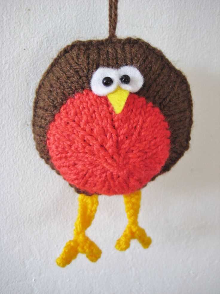 Knitting pattern for a robin redbreast free