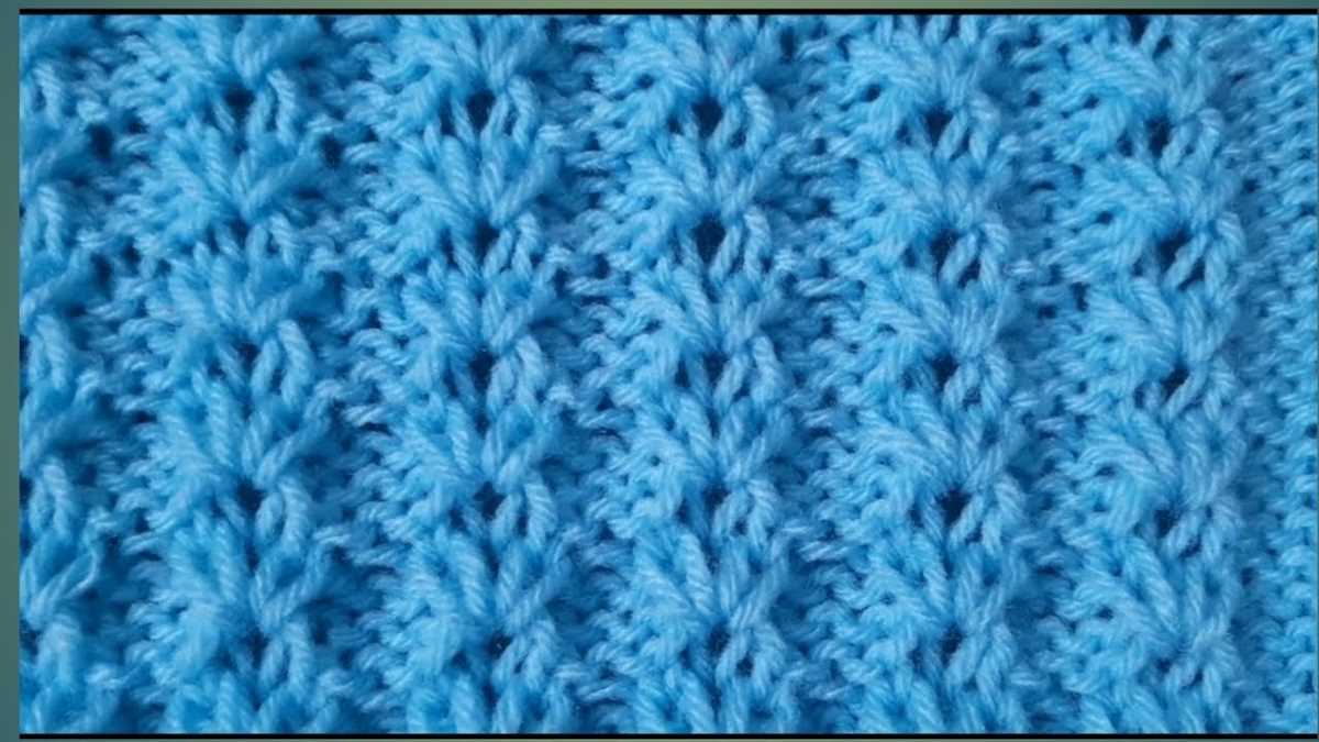 Cross cable knitting pattern