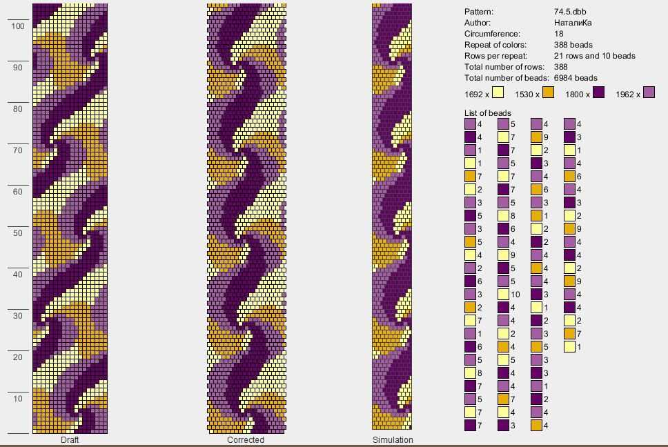 Knit beaded bracelet pattern