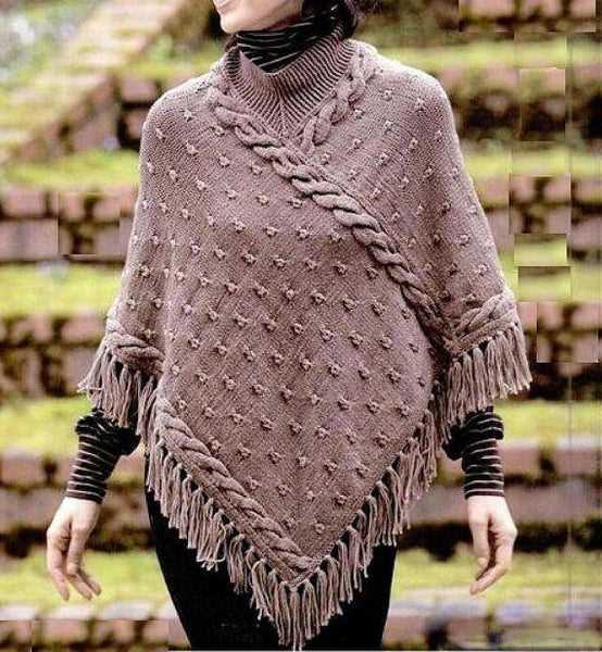 Knitted poncho patterns