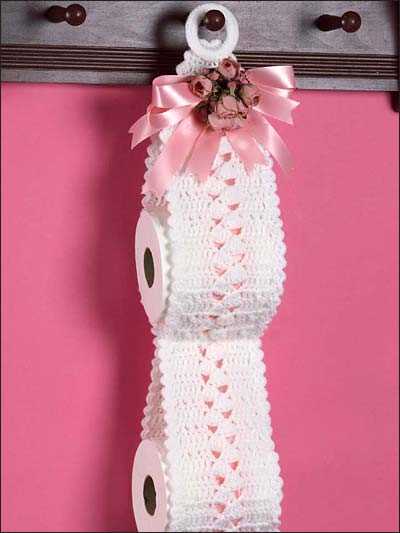 Doll toilet roll holder knitting pattern