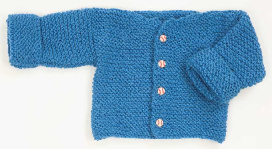 Knit baby cardigan pattern