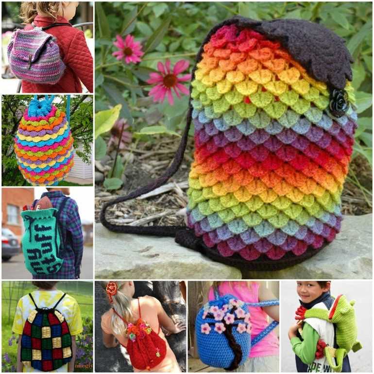 Knit messenger bag pattern