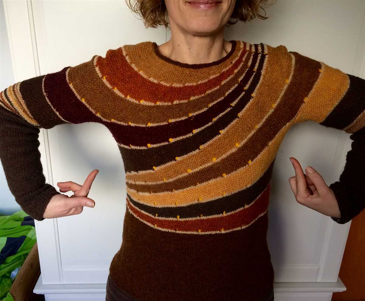 Side to side sweater knitting pattern
