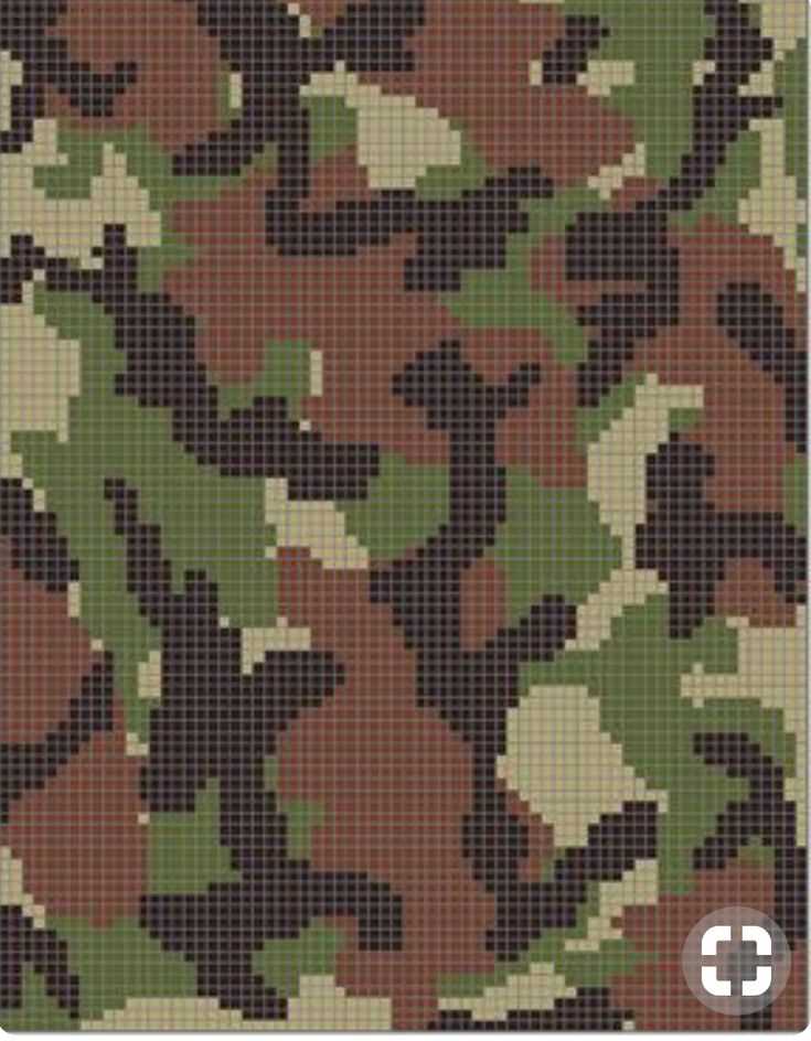 Camouflage knitting patterns