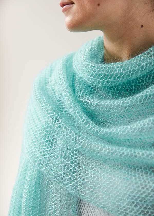 Mohair shawl knitting pattern