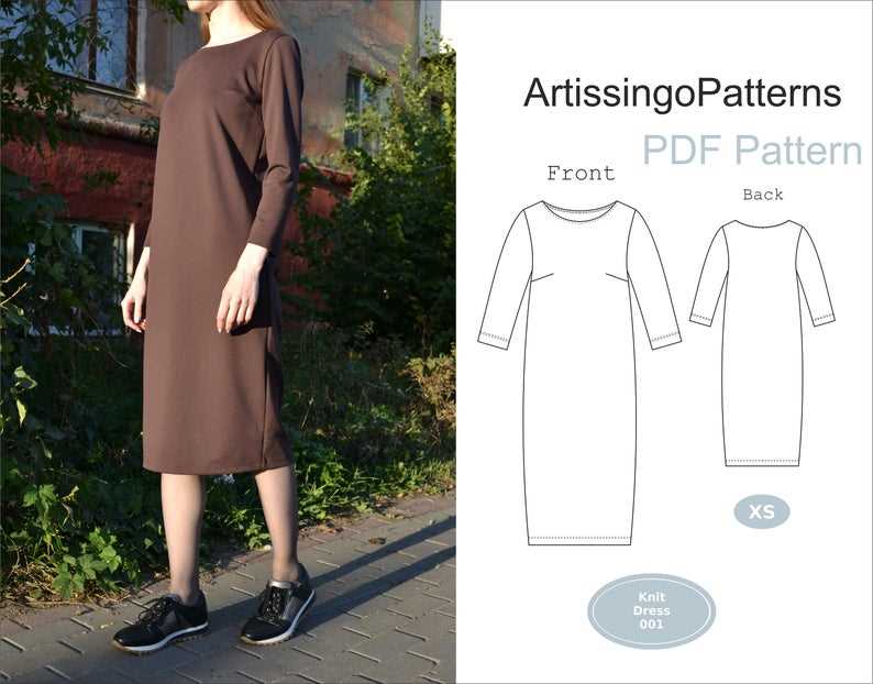Knit dress pattern pdf