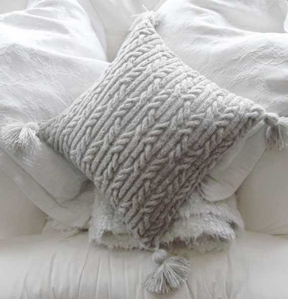 Knitted pillow cover patterns