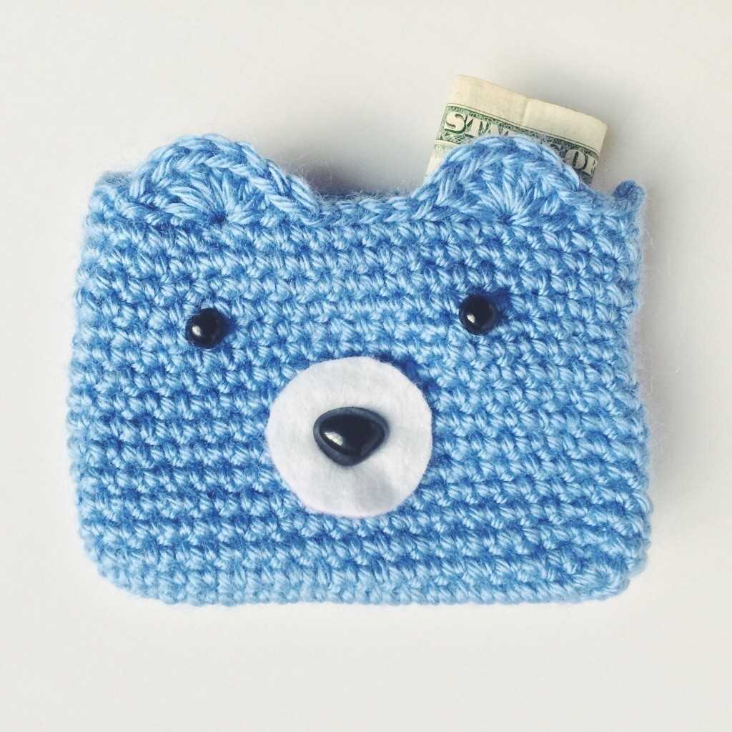 Knitted coin purse free pattern