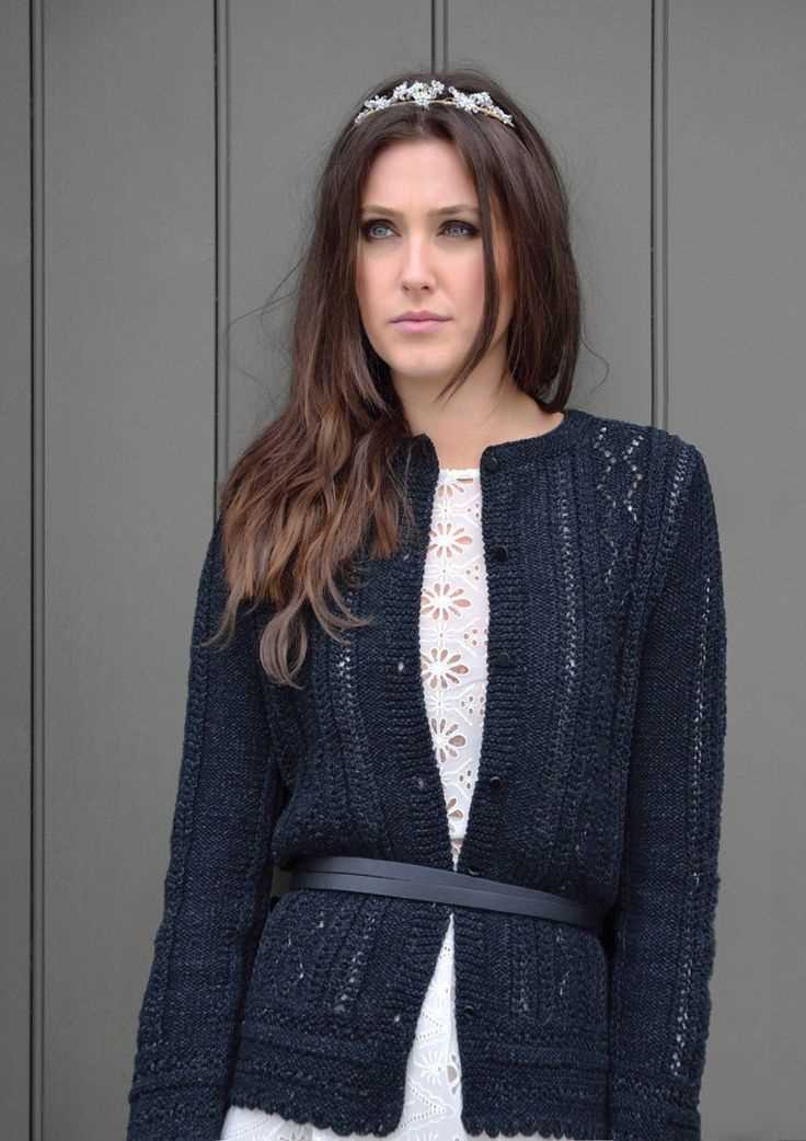 Simple cardigan knitting pattern