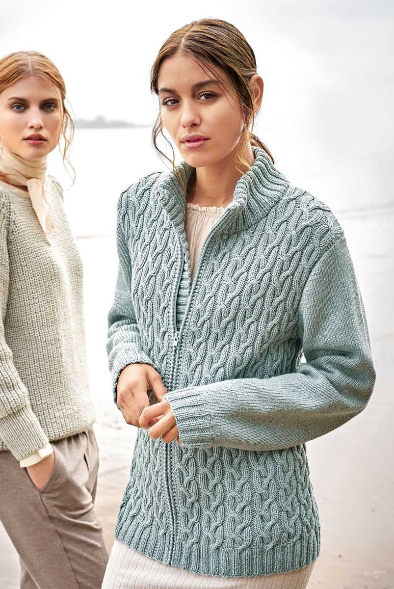 Womens hooded cardigan knitting pattern