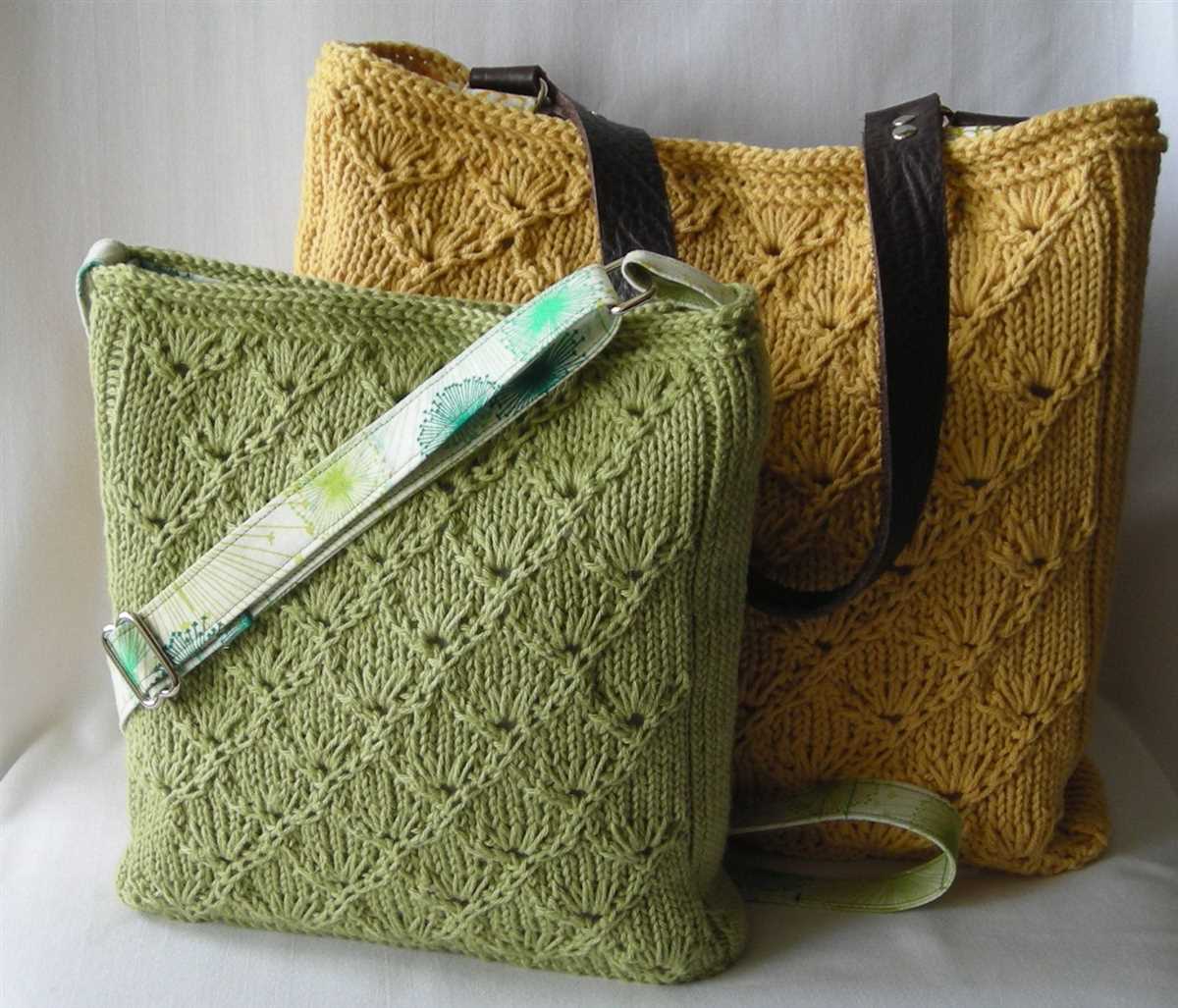 String bag knitting pattern
