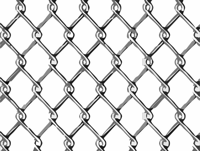 Knit fence pattern