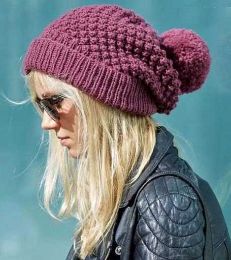 Free knit beret hat patterns