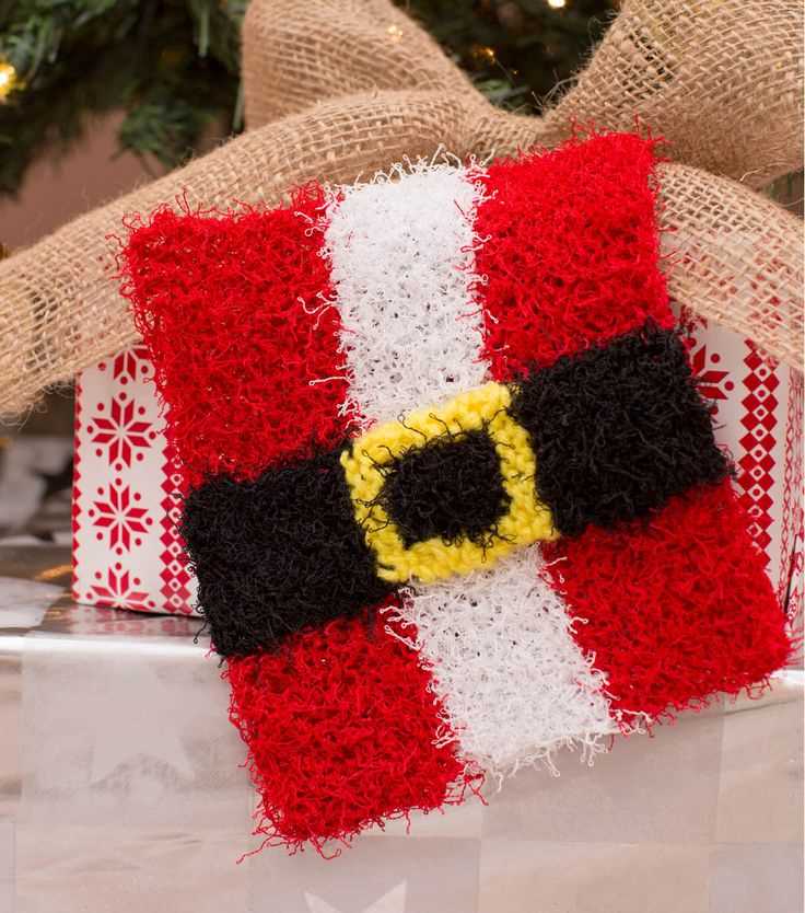 Knitted christmas tree dishcloth patterns free
