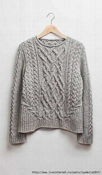 Basic knit sweater pattern