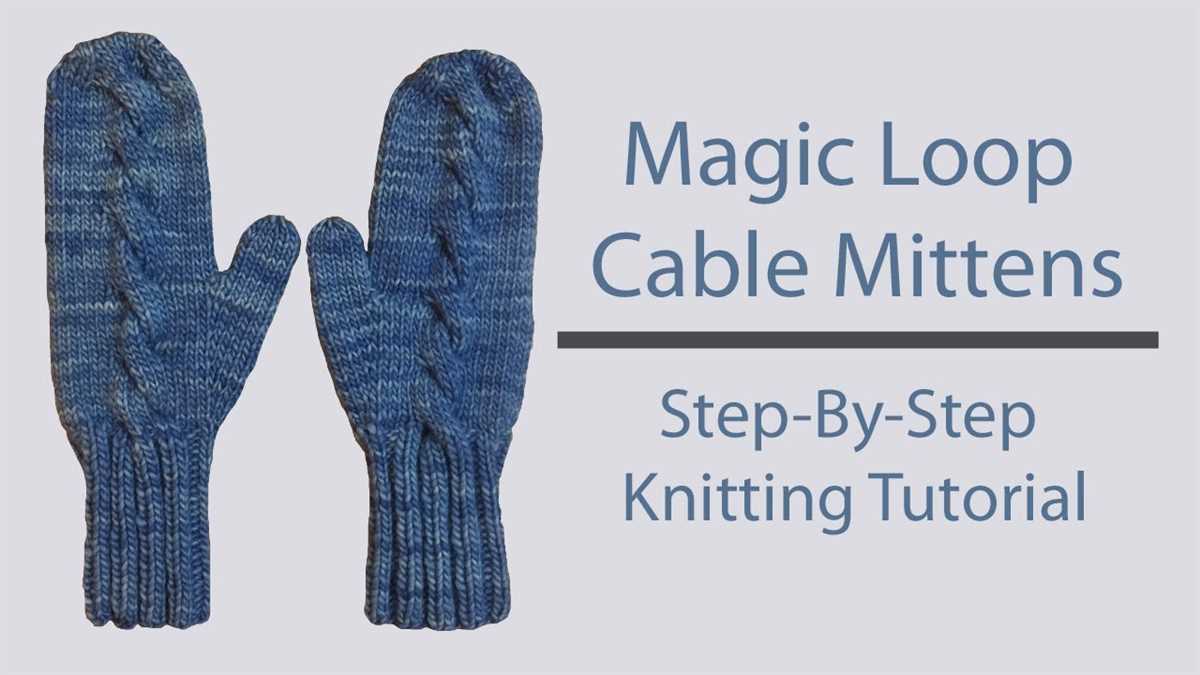 Mitten knitting pattern circular needles