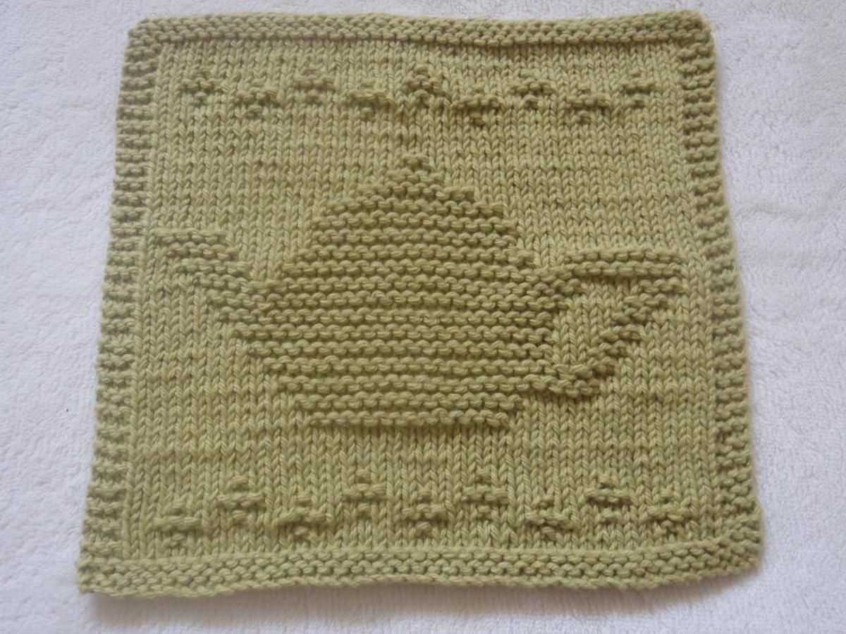 Mini almost lost washcloth knitting pattern