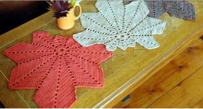 Knitted table runners free patterns