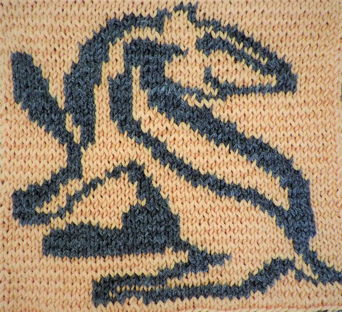 Hufflepuff scarf knitting pattern