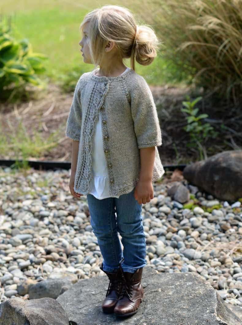 Knit baby cardigan pattern
