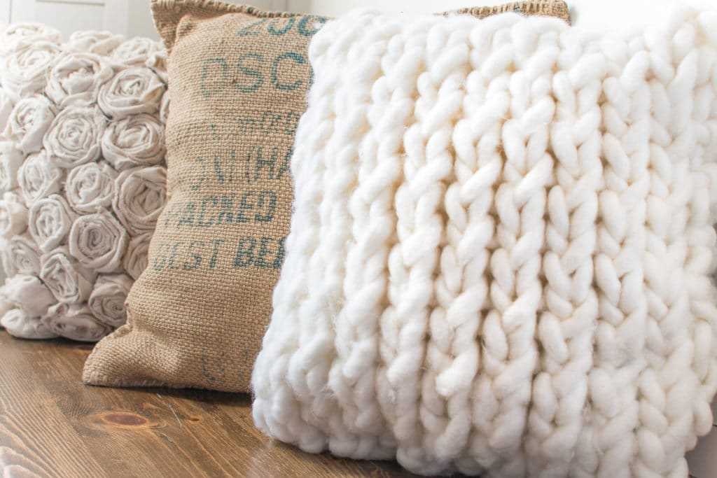 Knitted pillow cover patterns