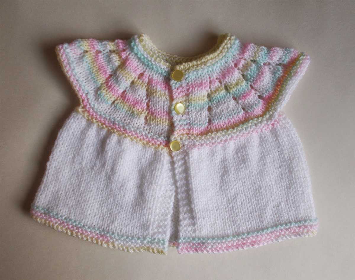 Swing coat knitting pattern