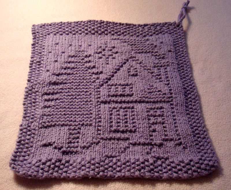 Christmas dishcloth knitting patterns free