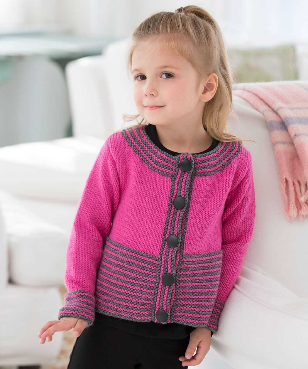 Simple cardigan knitting pattern