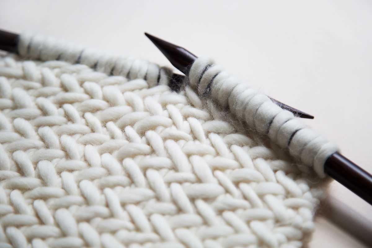 Herringbone knit blanket pattern free