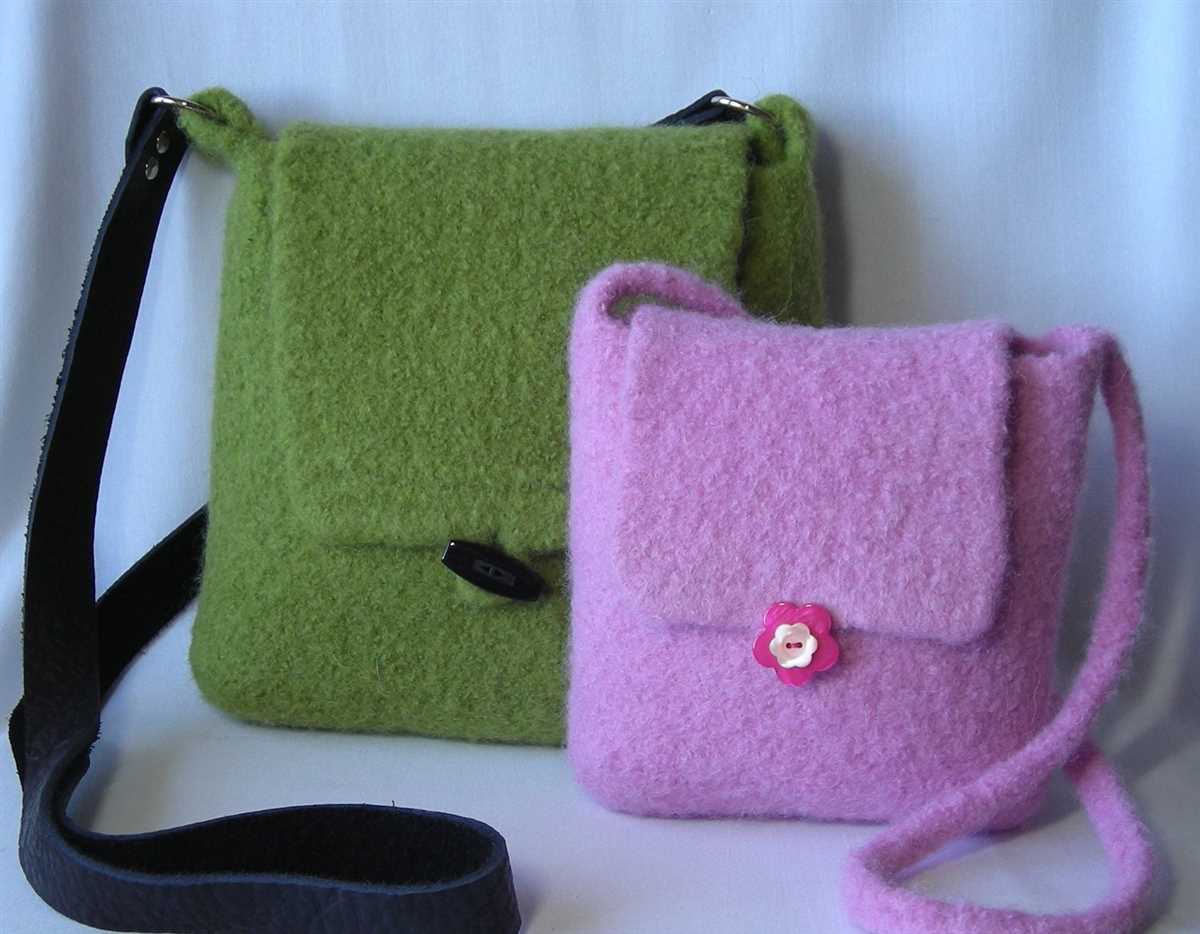 Knitted felted bag patterns