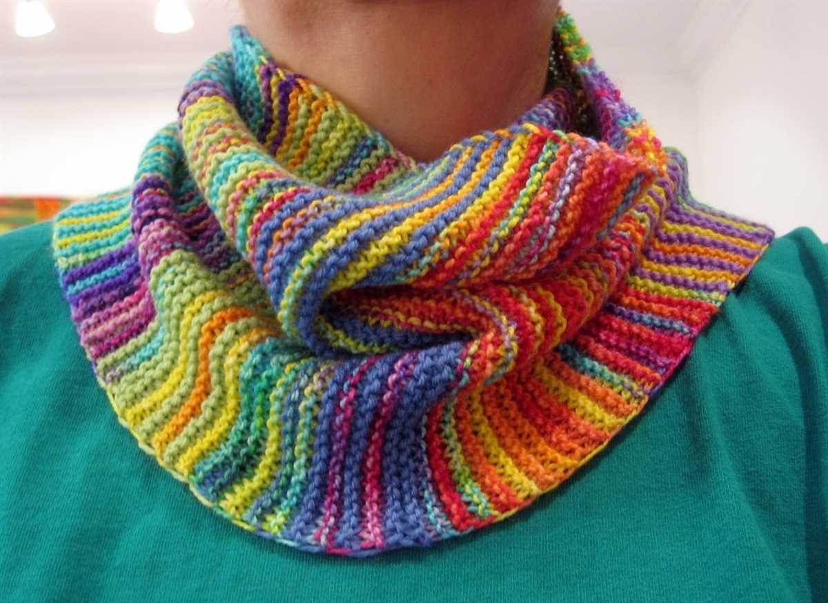 Scarf patterns knitting