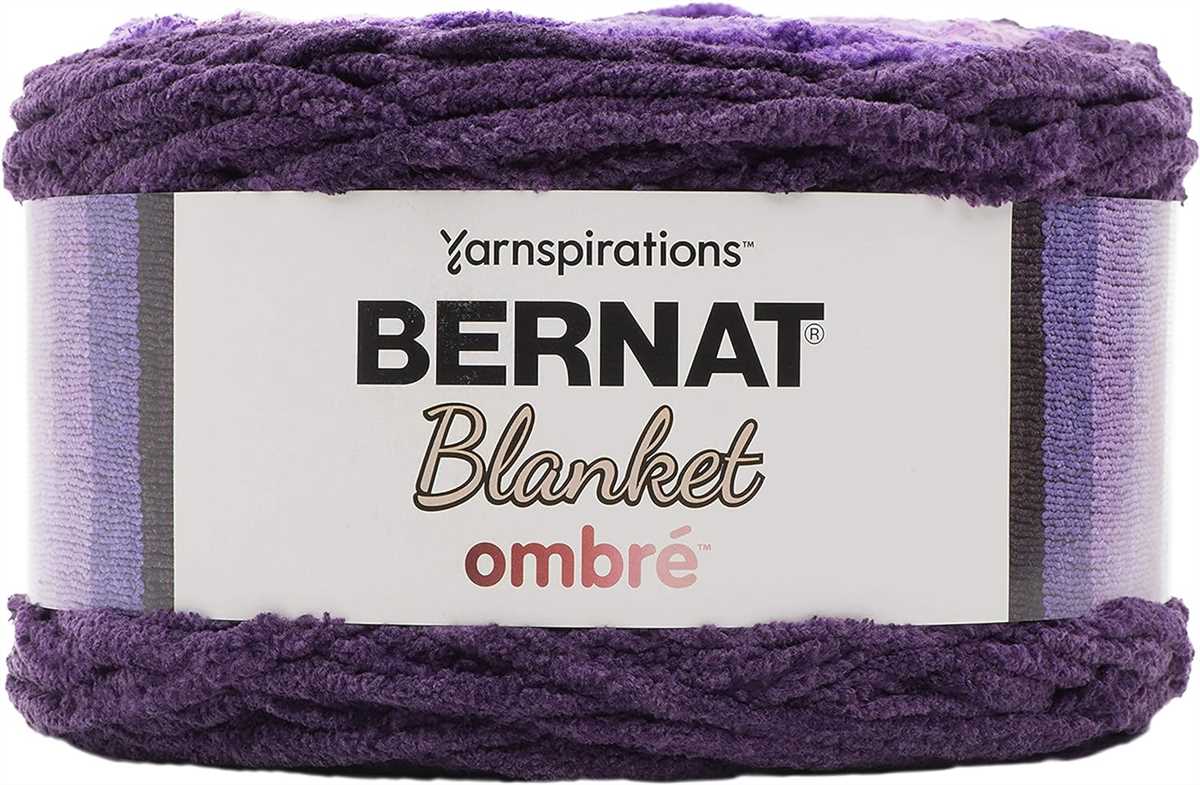 Ombre blanket knitting pattern