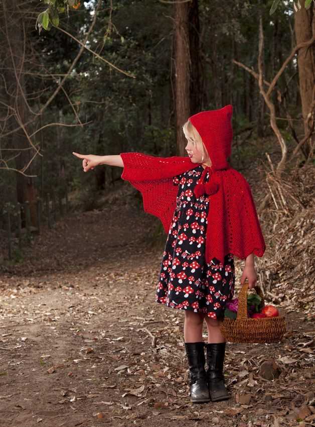 Little red riding hood cape knitting pattern
