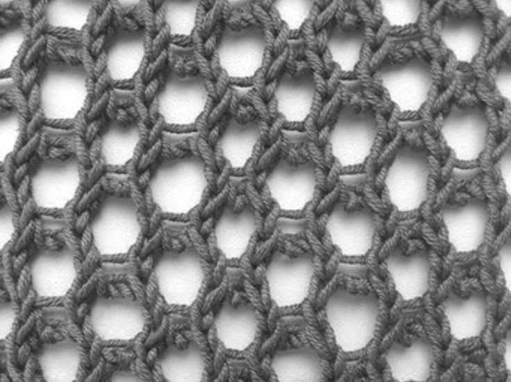 Knit mesh top pattern