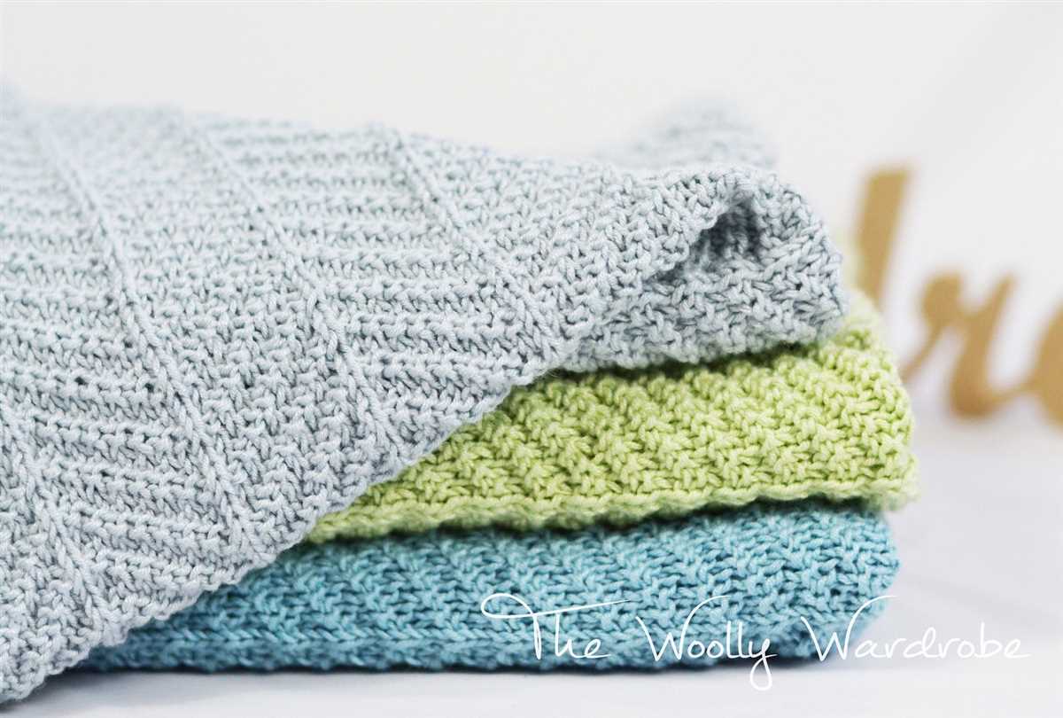 Knit baby blanket patterns