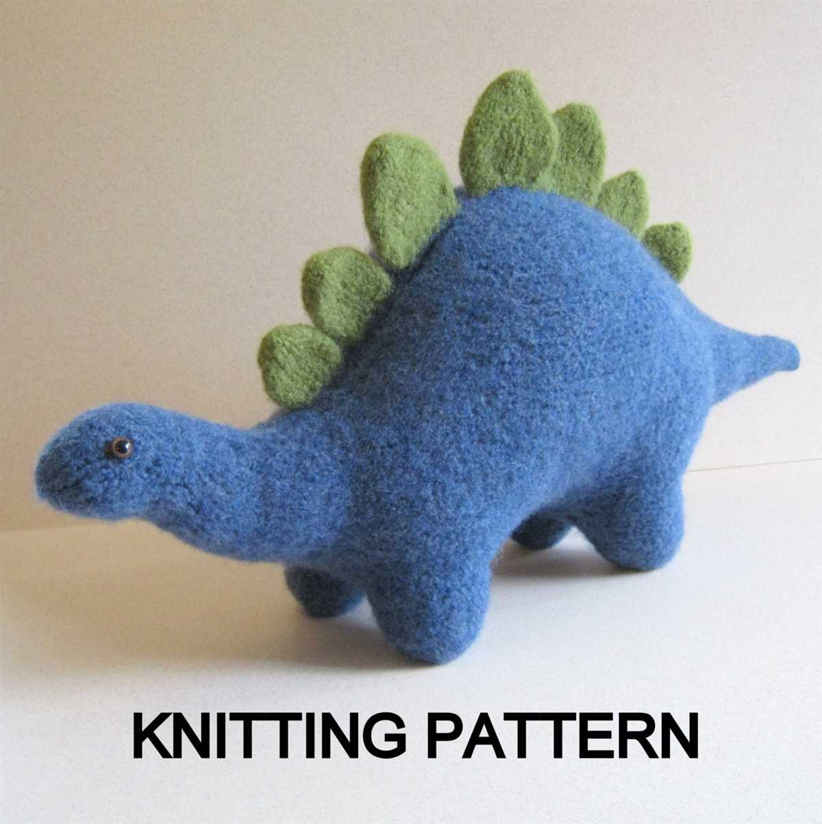Patons dinosaur knitting pattern